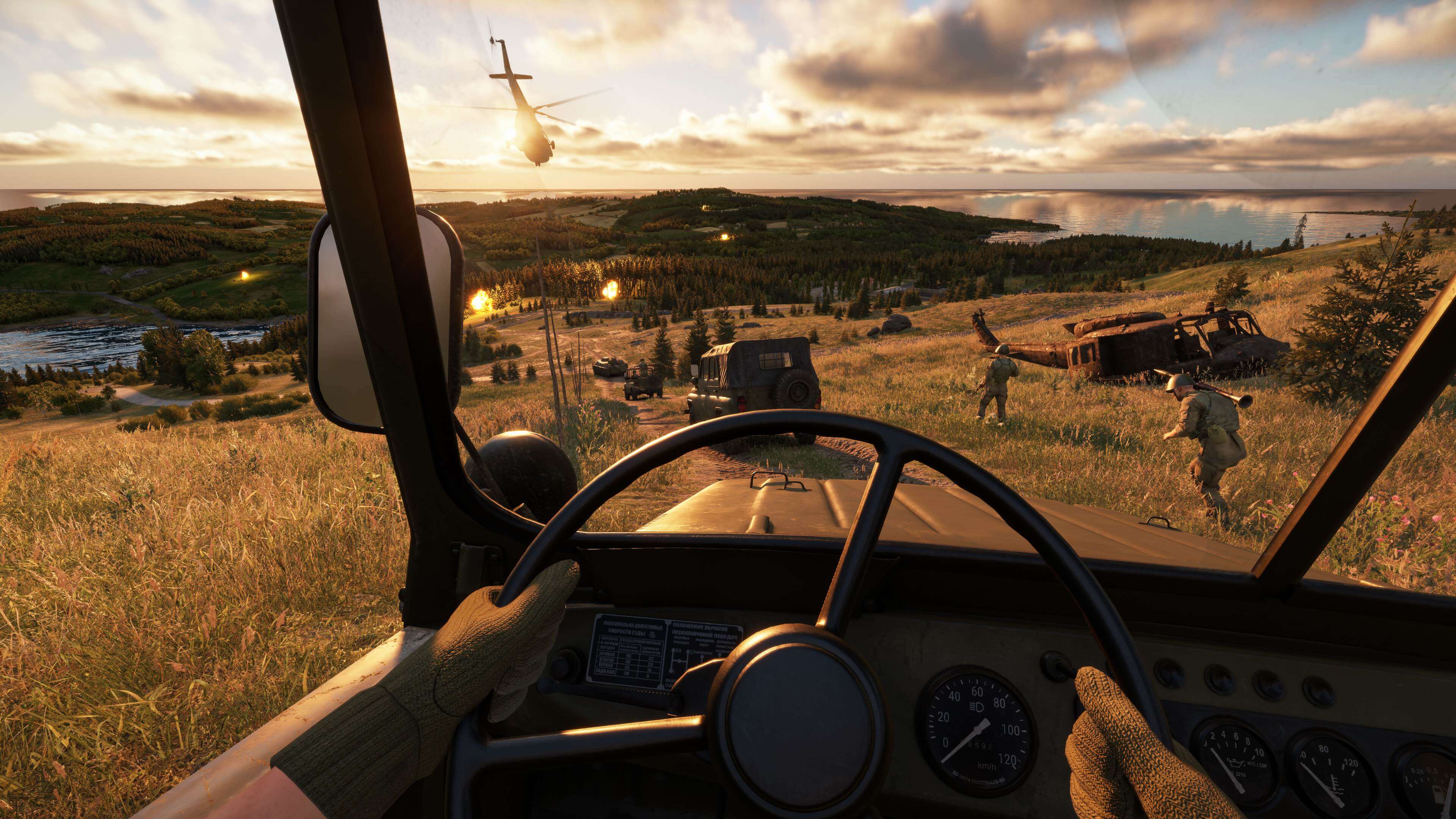 Arma Reforger vehicle operation in combat zone